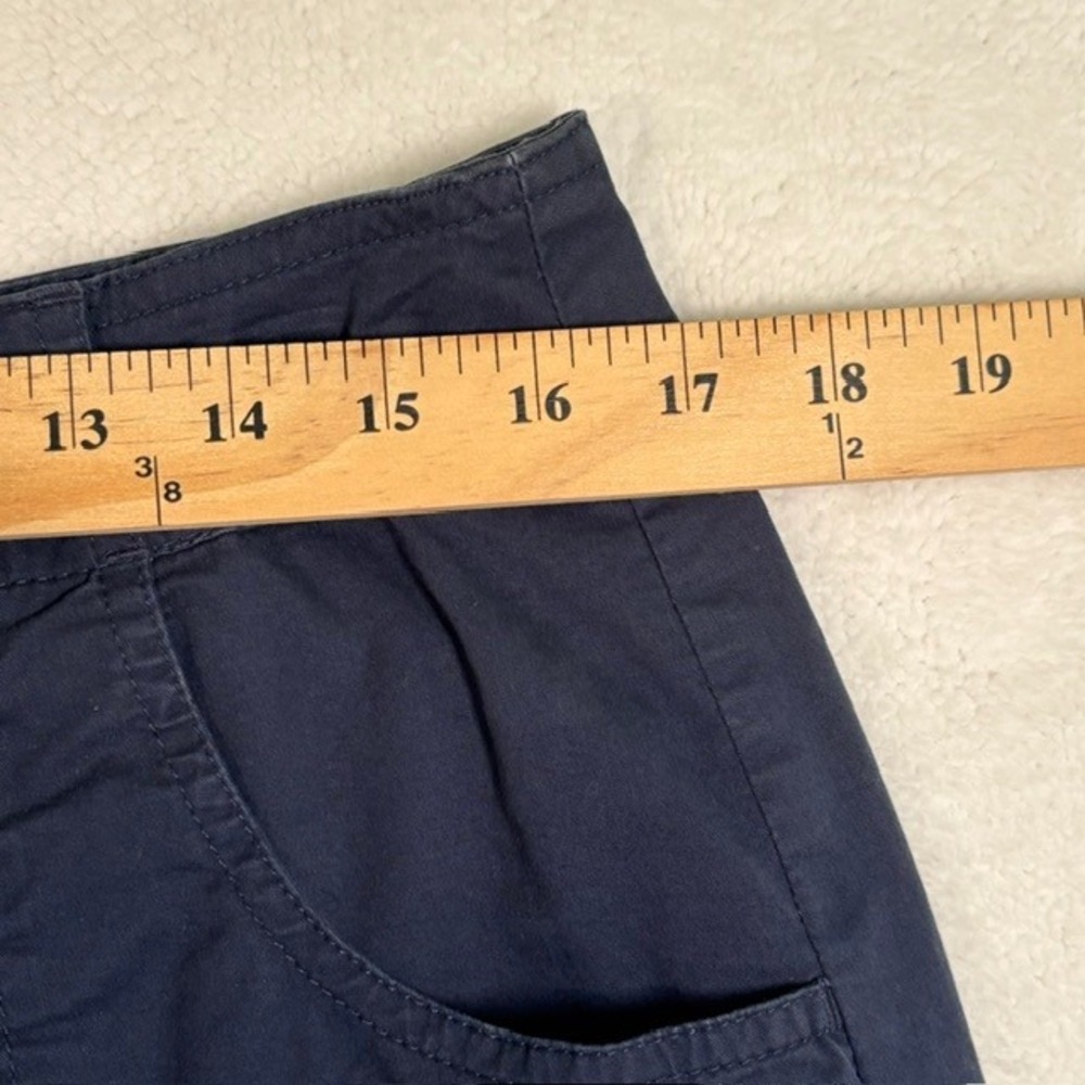 St Johns Bay Womens Navy Blue Stretch Cotton Skort 4 Pockets Size 12 Vacation - Picture 6 of 10